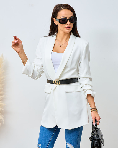 Royalfashion Damenblazer mit Gürtel