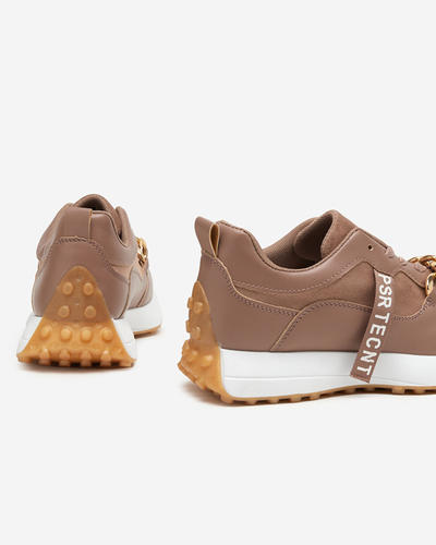 Коричнево-рожеве жіноче спортивне взуття Arikas - Взуття