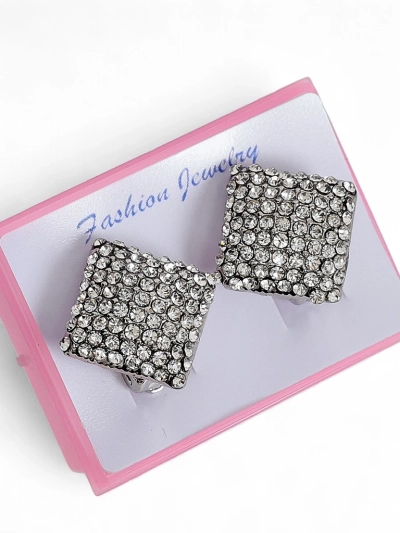 Royalfashion Кліпси сережки жіночі з цирконами