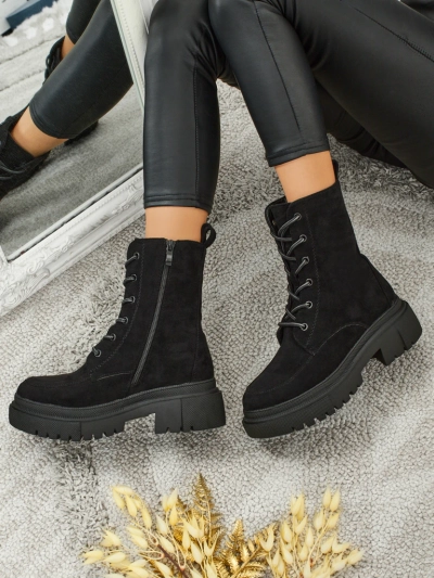 Öko-Wildleder Damen Worker Boots Velisse