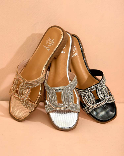 Royalfashion Women's Siff flache Sohlen Flip-Flops