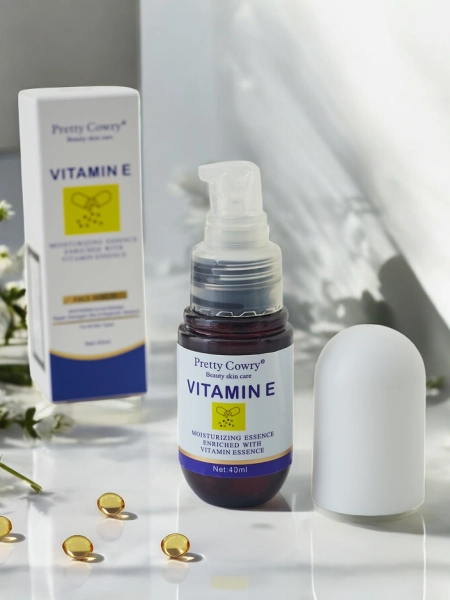 Schönes Cowry Gesichtsserum mit Vitamin E 40 ml
