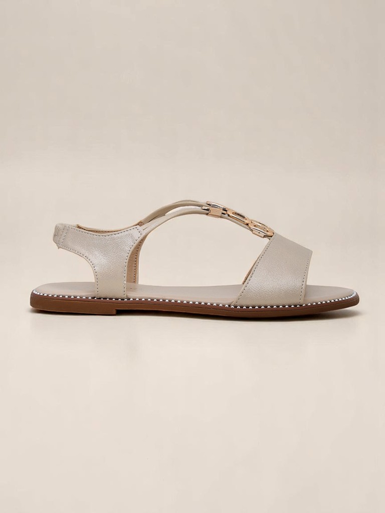 Royalfashion Damen Sandalen mit dekorativen Riemchen Siena Glow