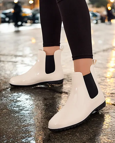 Royalfashion Lackierte Damen-Serisma-Gummistiefel