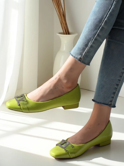 Royalfashion Damen Ballerinas mit einer Schleife Frelie