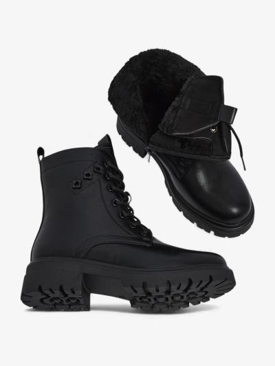 Öko-Leder Stiefeletten