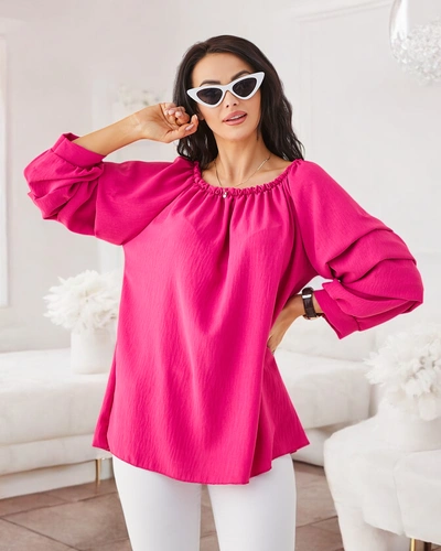 Royalfashion Damenbluse a'la Spanisch mit Rüschen