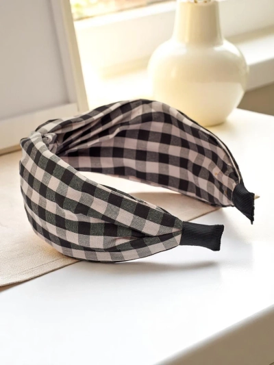 Royalfashion Kariertes Haarband Claras