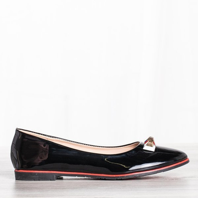 Чорні балетки з прикрасами Jess - Взуття