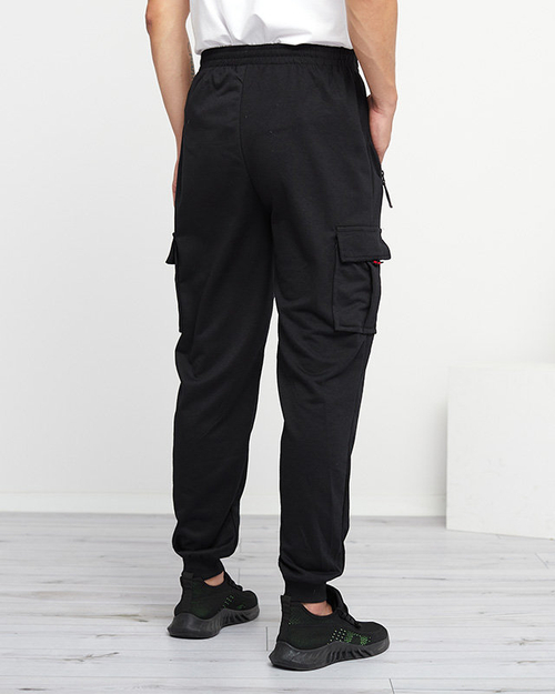 Чоловічі чорні спортивні штани - одяг