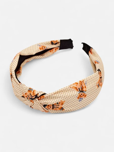 Royalfashion Haarband mit Flechtdetail, Punkten und Bären