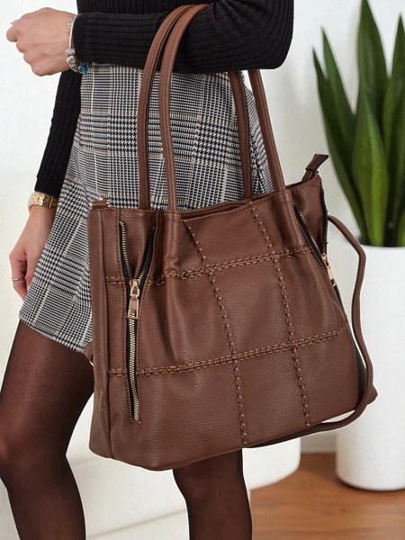 Damen Shopper Handtasche aus Öko-Leder Azure Time