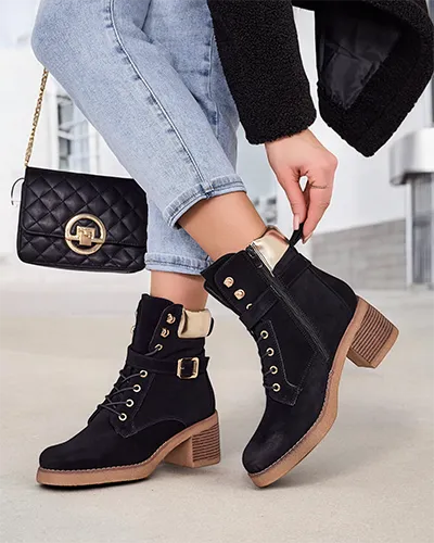 Жіночі низькі чоботи до щиколотки Royalfashion Nedelin