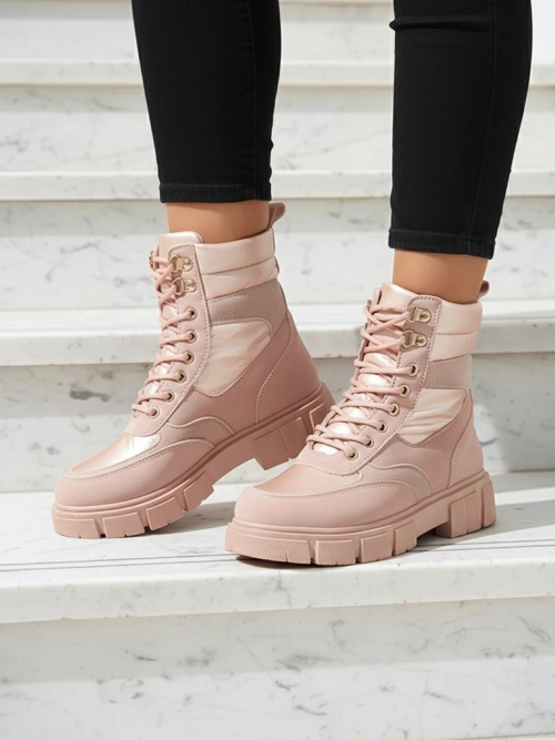 Bootsy Fuego Rosa - Стильні Жіночі Черевики З Плоским Каблуком