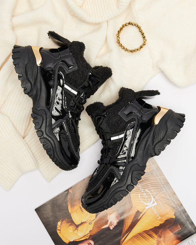 Schwarze isolierte Damen-Sportschuhe Timose - Footwear