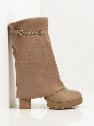 Flora Stiefeletten Hellbraun Elegant für den Herbst