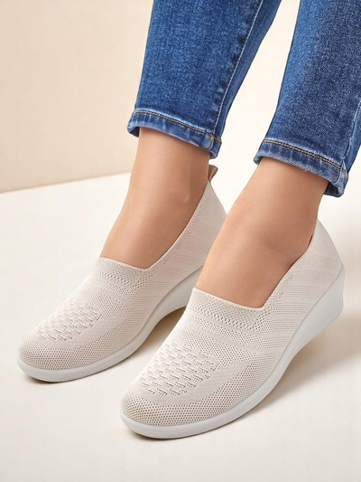 Royalfashion Damen-Loafer auf niedrigem Keil Epoles