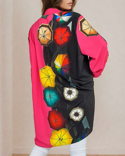 Royalfashion Gemusterte Damen bedruckte Tunika