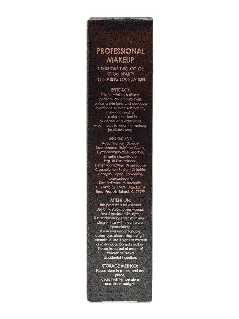 Zweifarbige, feuchtigkeitsspendende Gesichtsgrundierung mit Kollagen Warm Beige