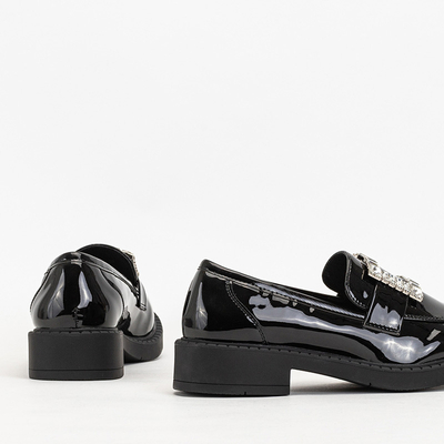 Чорні жіночі лофери Larri