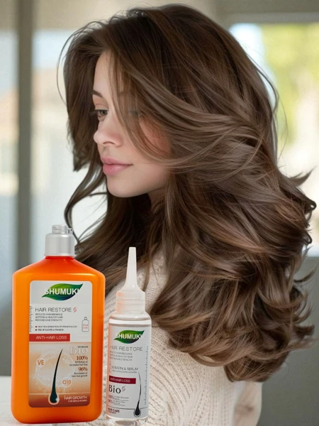 Shumukh Shampoo und Serum 2in1 - gegen Haarbruch