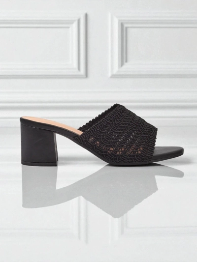 Royalfashion Damen-Sandaletten mit Absatz Sole Bloom