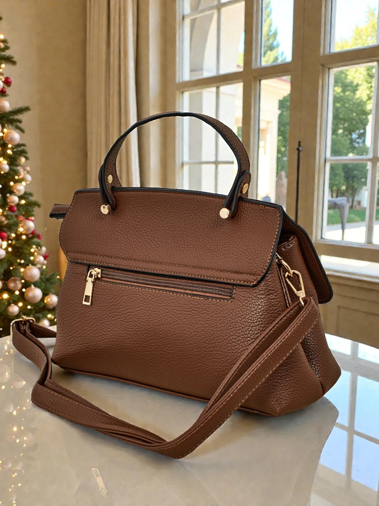 Kleine Damenhandtasche aus Öko-Leder Vinem