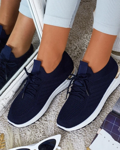 Royalfashion Damen Stoff Sportschuhe Amgent