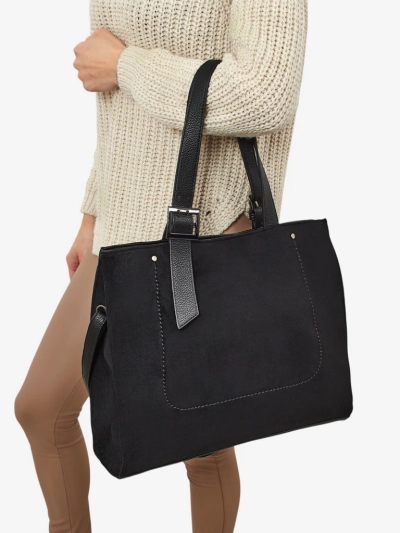 Damen Shopper Handtasche Daverna aus Öko-Wildleder
