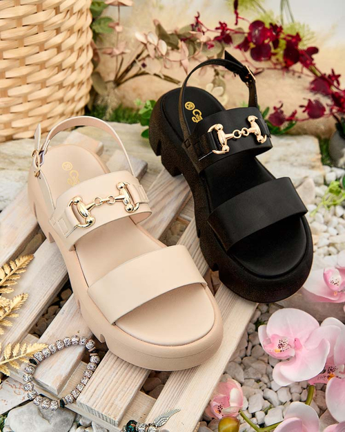 Royalfashion Жіночі босоніжки на платформі з екошкіри Avemil