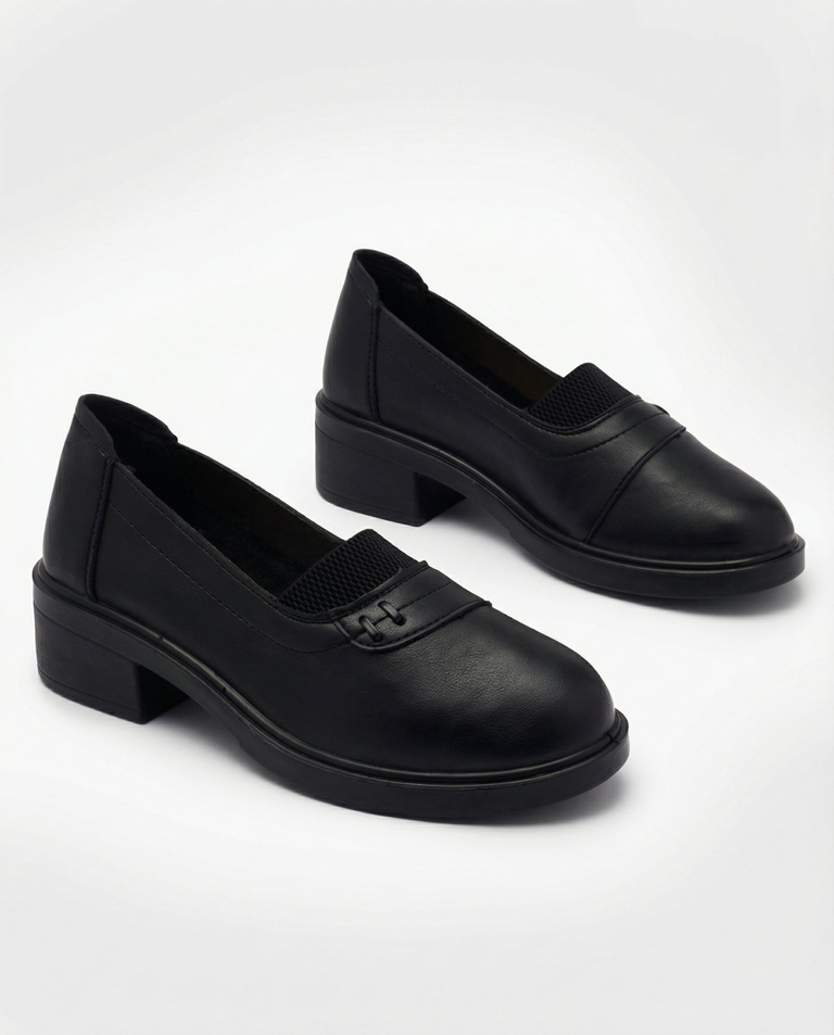 Schwarze Damenmokassins Nasannae - Schuhe