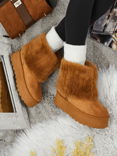 Damen Schneestiefel mit Fell Irelle