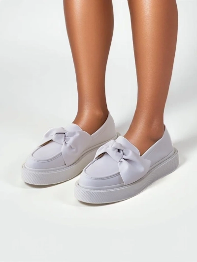 Royalfashion Елегантні жіночі мокасини з бантом Ortto