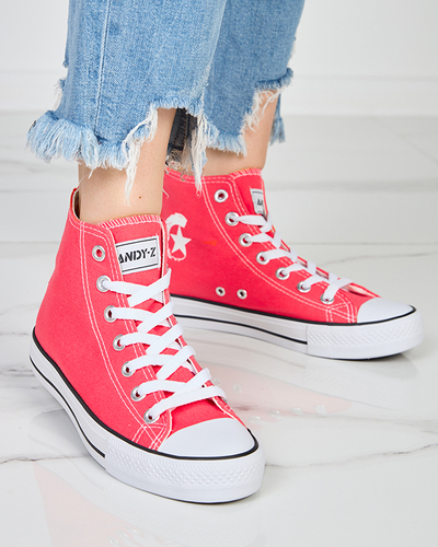 High-Top-Sneaker Garet für Damen in Koralle - Schuhe