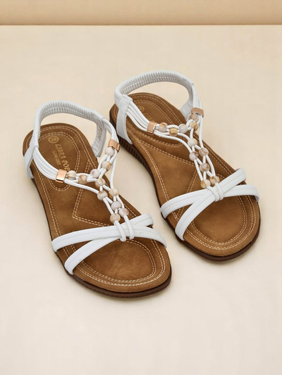 Royalfashion Imen Damensandalen mit Verzierungen