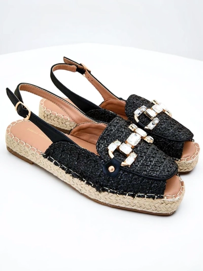Royalfashion Damen-Espadrilles mit abgetrennten Zehen