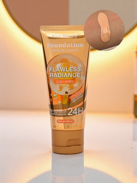 Kiss Beauty Foundation mit Kollagen-Serum – Illuminating 24H