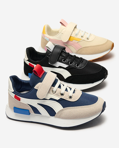 Kinder-Sportschuhe in marineblau-grau Kaxo- Footwear