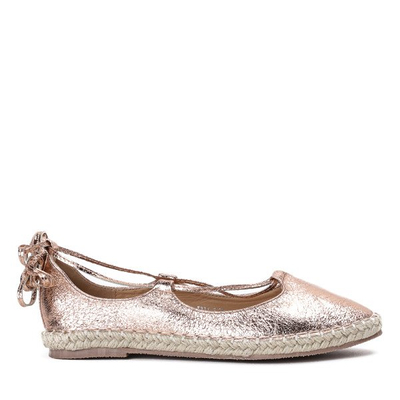 Roségold Vinea gebundene Espadrilles - Schuhe