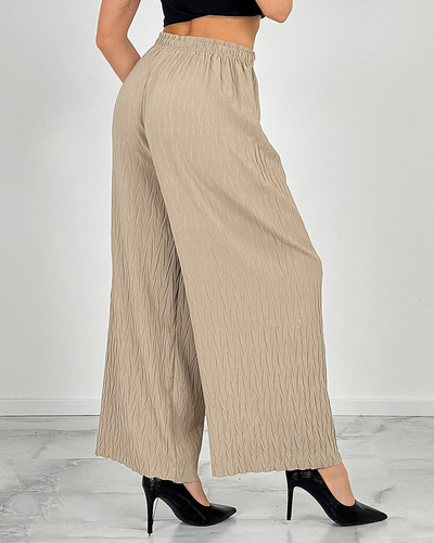 Royalfashion Weite Plissee-Hose