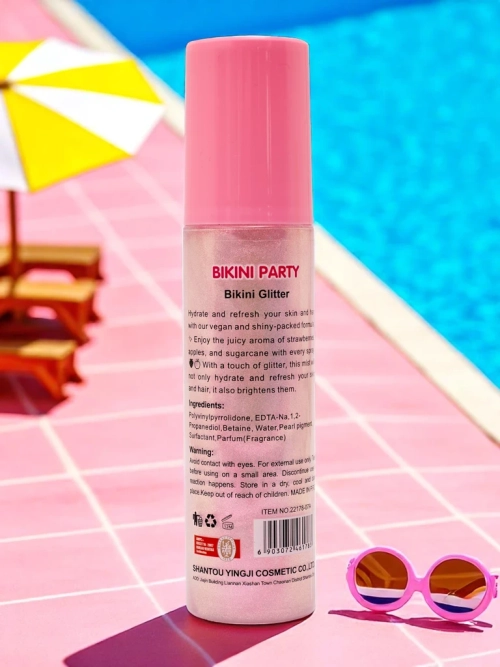 Summer Spray - Рідкий хайлайтер для волосся та тіла Полуниця