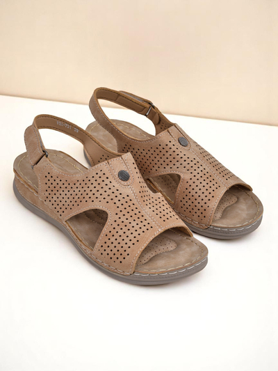 Royalfashion Damen-Sandalen mit Cut-outs Leminni