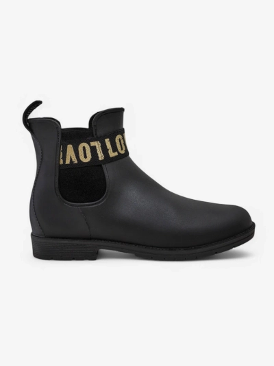 Royalfashion Damen matte Gummistiefel mit der Aufschrift Love Love