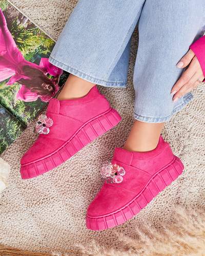 Royalfashion Sportliche Halbschuhe mit farbigen Steinen Resinello