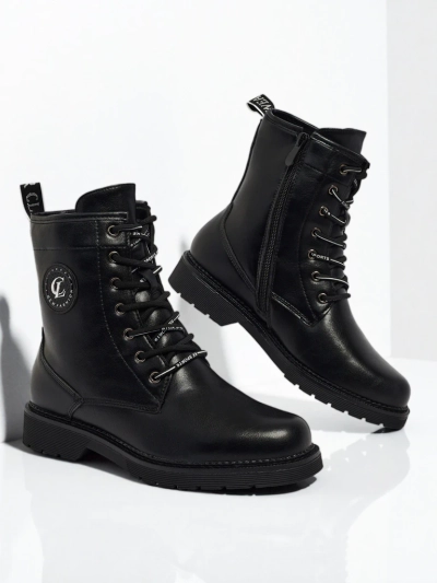 Öko-Leder Schnürstiefeletten Damen Tavira