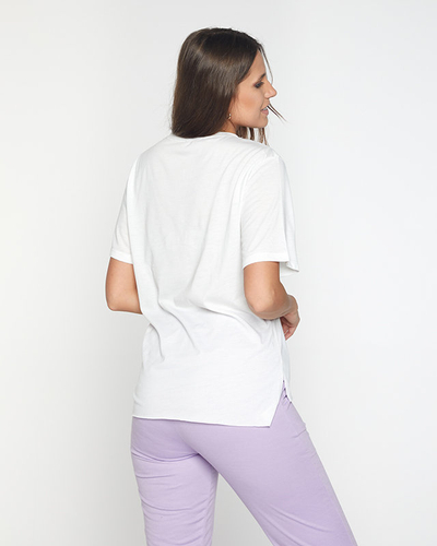 Lila-weißes Sportset für Damen - Kleidung