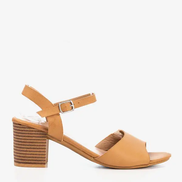 OUTLET Beige Sandalen mit hohen Absätzen Loaha - Footwear