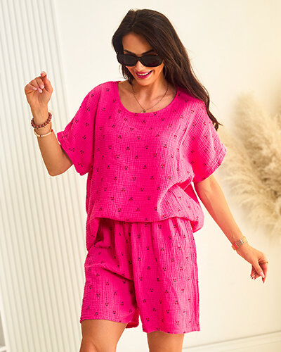 Royalfashion Damen-Sommer-Set aus Baumwolle