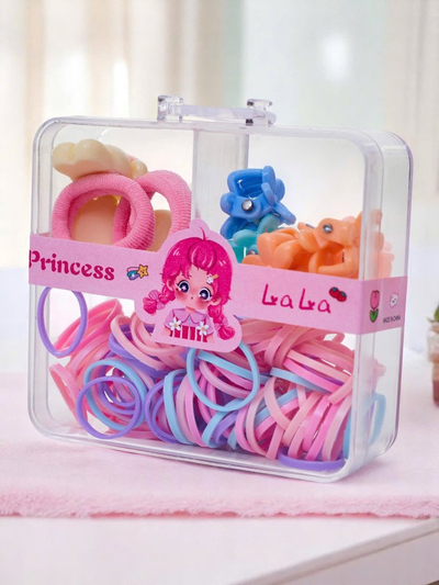 Royalfashion Set aus Haarklammern und Haargummis für Kinder MiniJoy