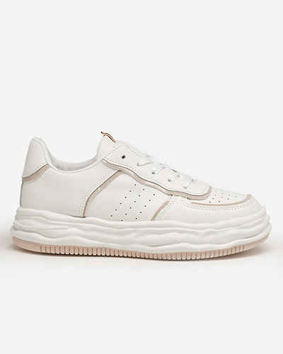 OUTLET Beige Damen-Sportschuhe mit Dekavi-Einsätzen - Schuhe